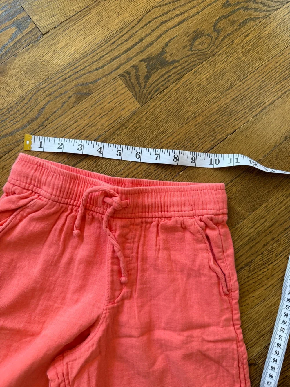 Old Navy Coral Pink Wide-Leg Pull-On Shorts